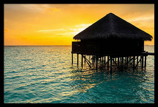 Serene Sunset Overwater Retreat