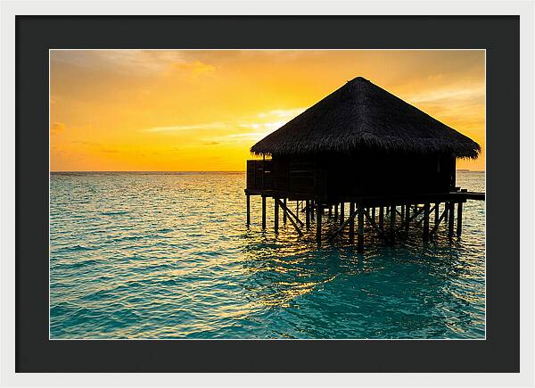 Serene Sunset Overwater Retreat