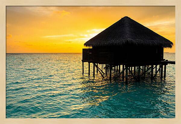 Serene Sunset Overwater Retreat
