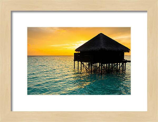 Serene Sunset Overwater Retreat