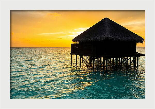 Serene Sunset Overwater Retreat