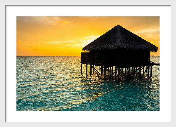 Serene Sunset Overwater Retreat