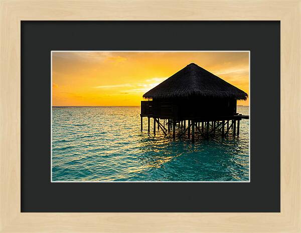 Serene Sunset Overwater Retreat