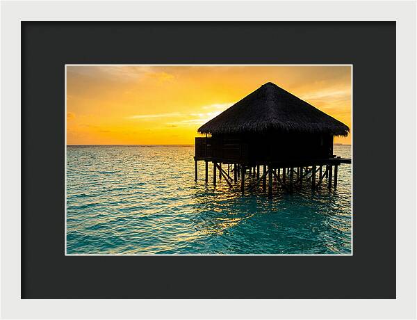 Serene Sunset Overwater Retreat