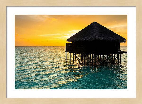 Serene Sunset Overwater Retreat