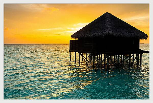 Serene Sunset Overwater Retreat