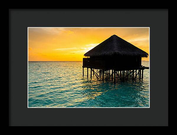 Serene Sunset Overwater Retreat