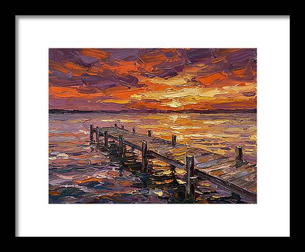Serene Twilight Above Dock