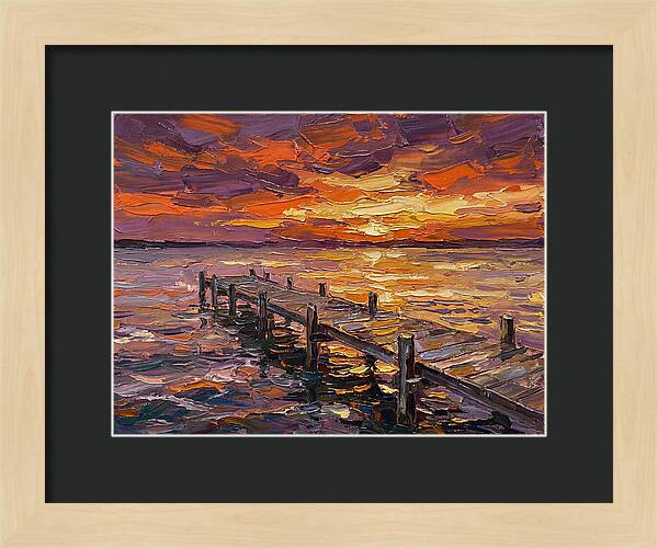 Serene Twilight Above Dock