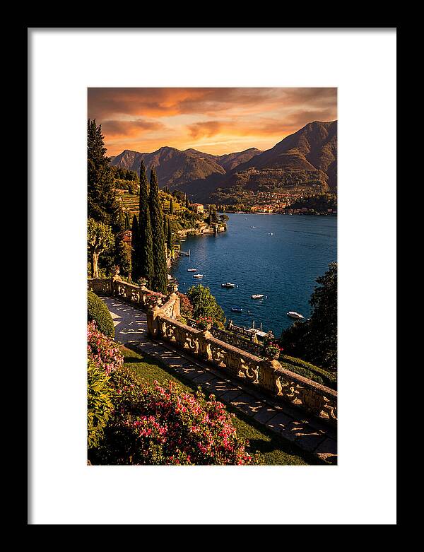 Serene Twilight Above Lake Como