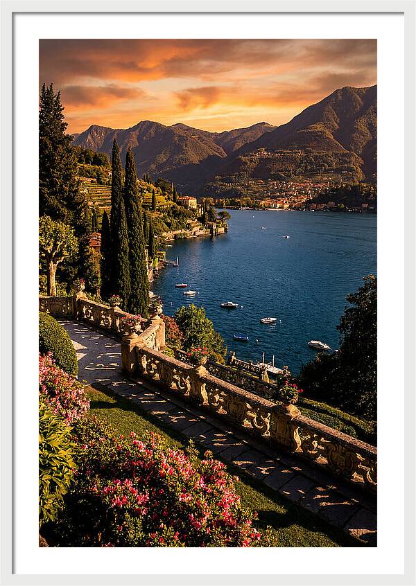 Serene Twilight Above Lake Como