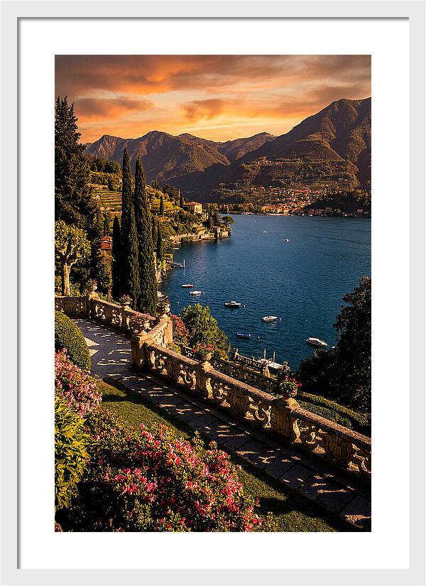 Serene Twilight Above Lake Como