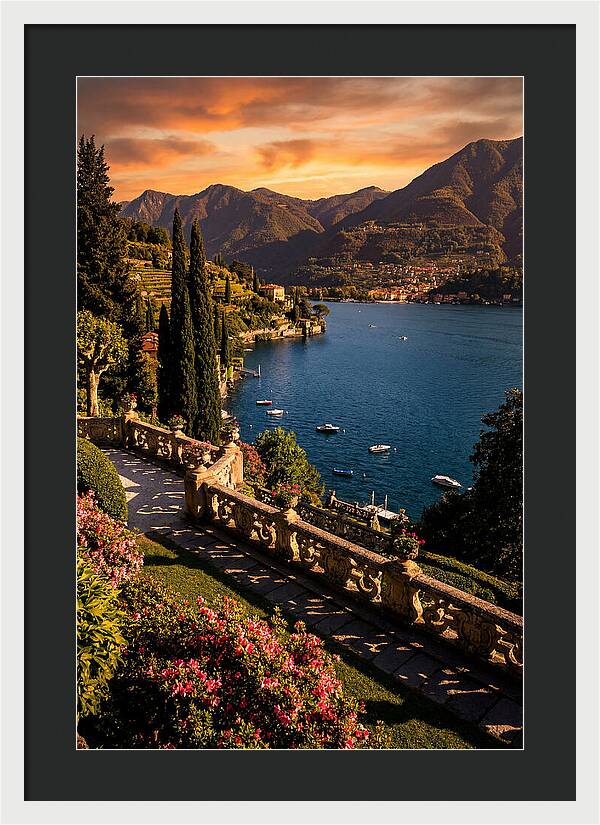 Serene Twilight Above Lake Como