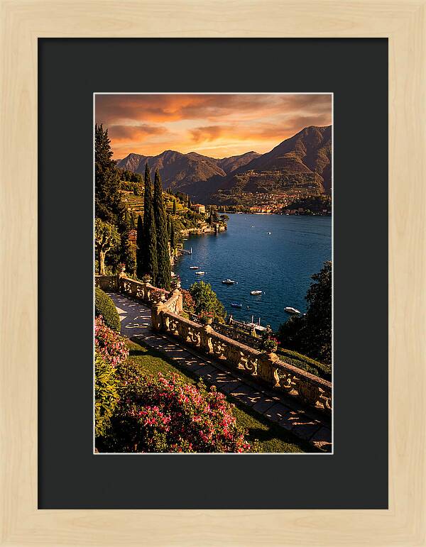 Serene Twilight Above Lake Como