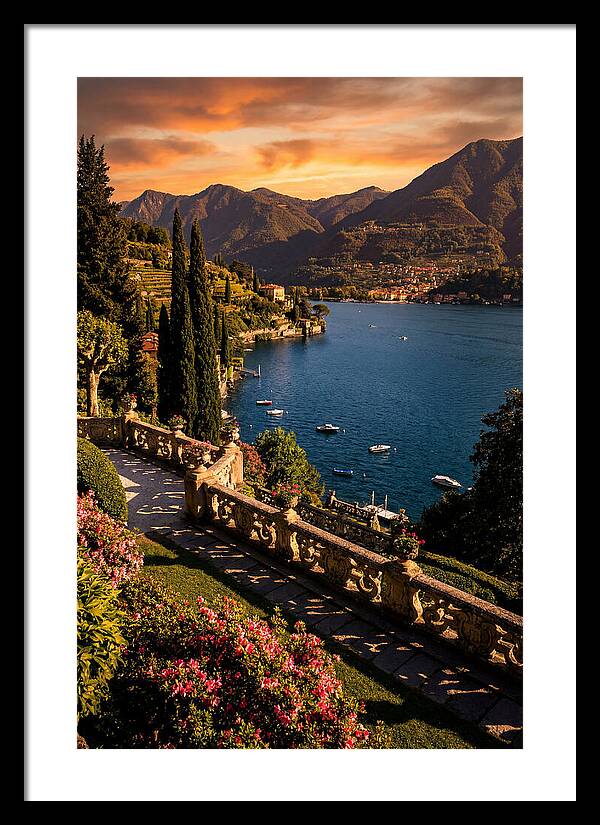 Serene Twilight Above Lake Como