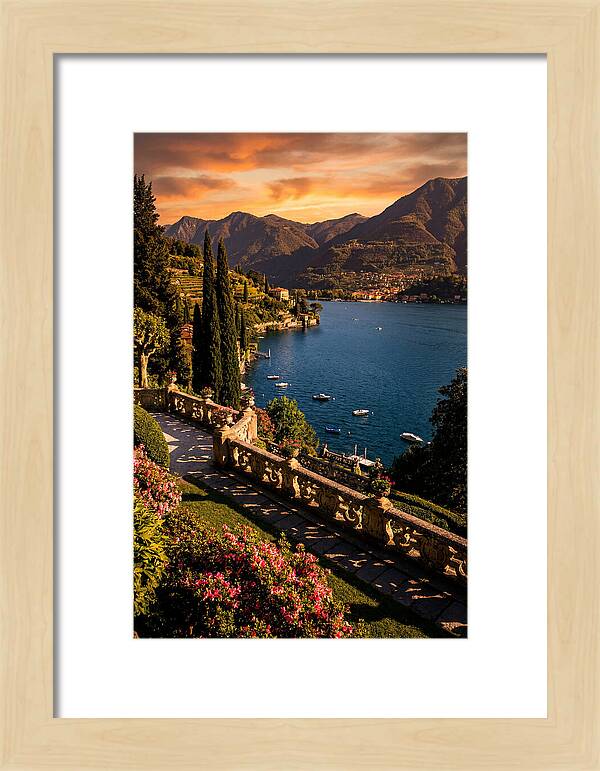 Serene Twilight Above Lake Como