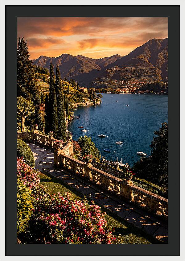 Serene Twilight Above Lake Como
