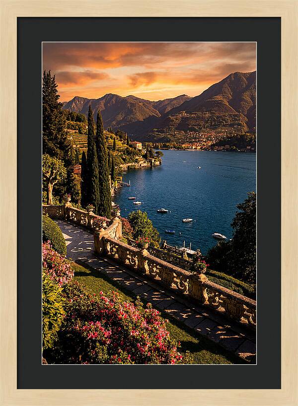 Serene Twilight Above Lake Como