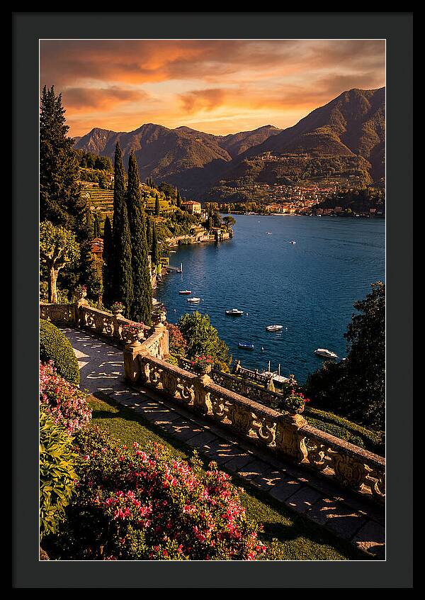 Serene Twilight Above Lake Como