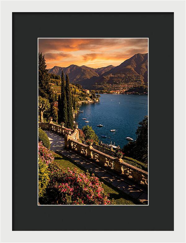 Serene Twilight Above Lake Como