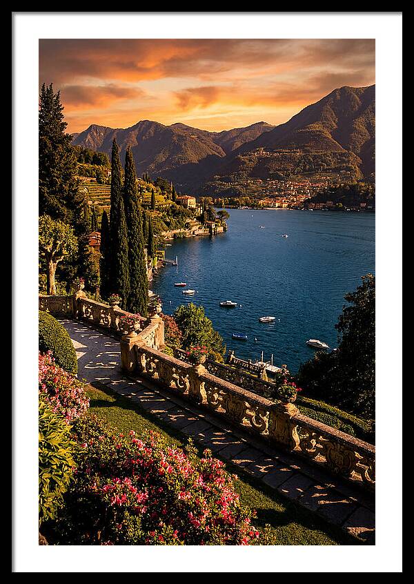 Serene Twilight Above Lake Como