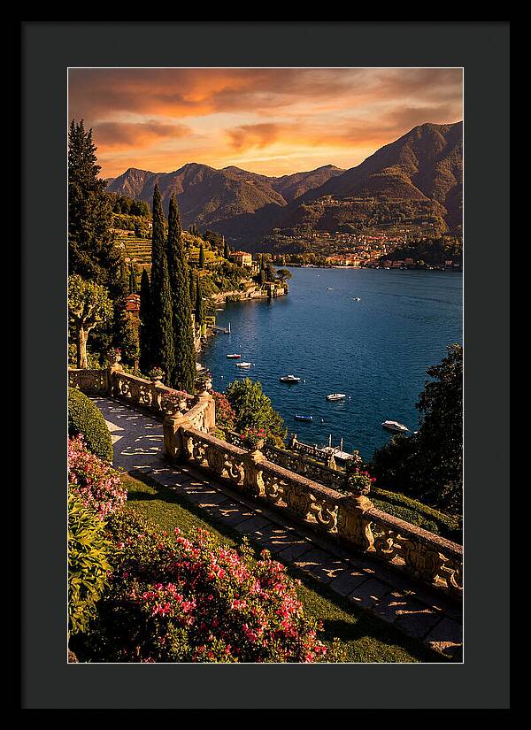 Serene Twilight Above Lake Como