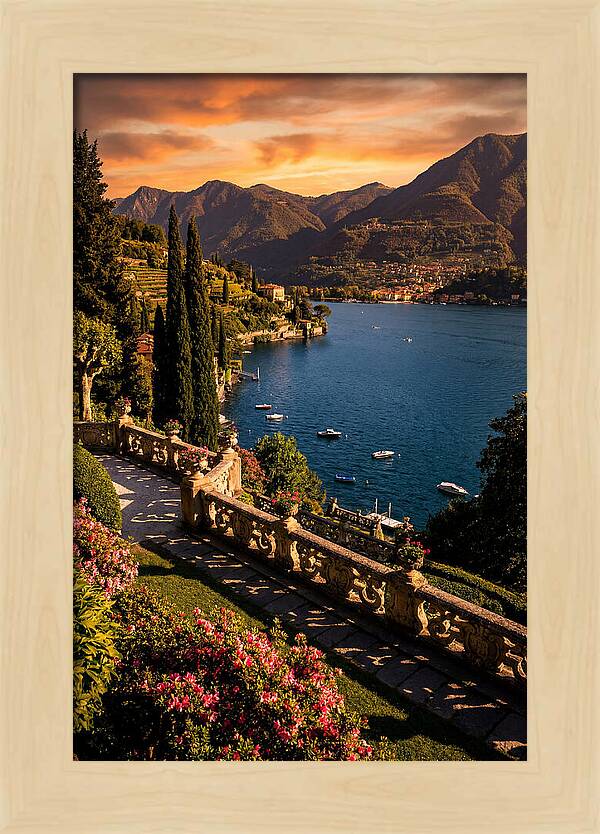 Serene Twilight Above Lake Como