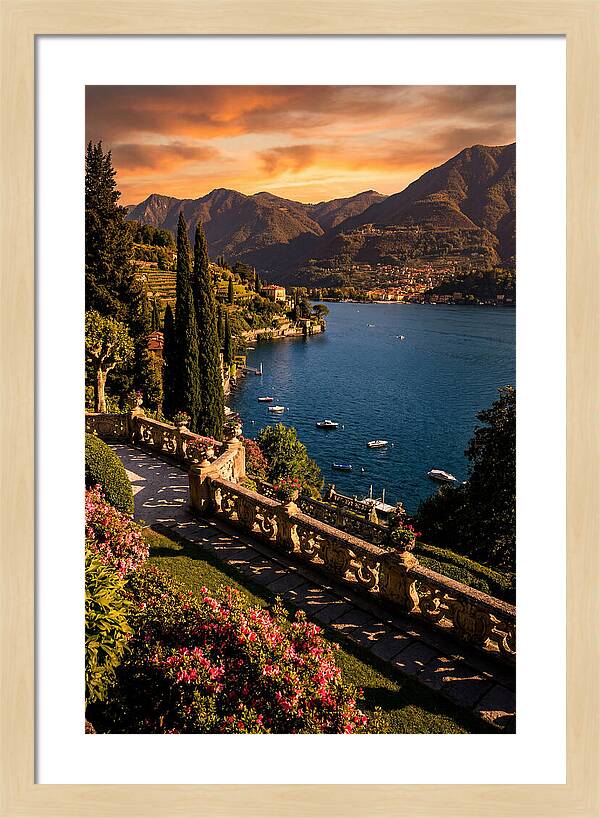 Serene Twilight Above Lake Como