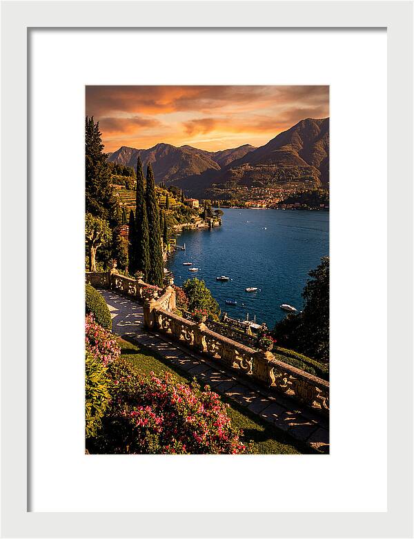 Serene Twilight Above Lake Como