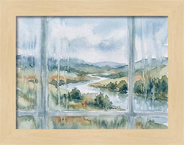 Serene View Beyond The Glass