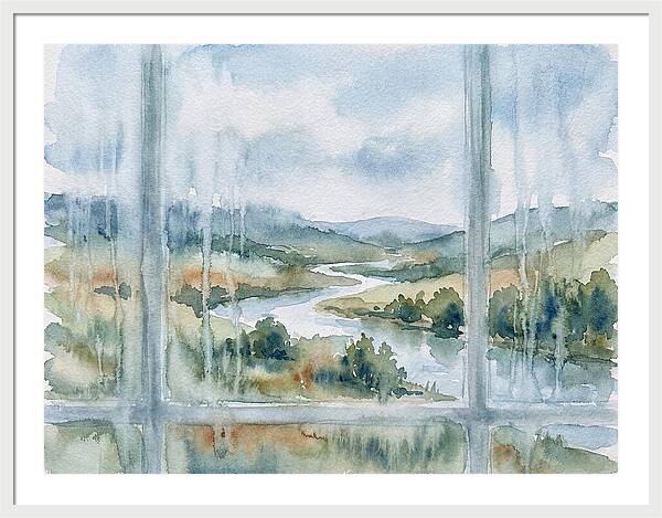 Serene View Beyond The Glass