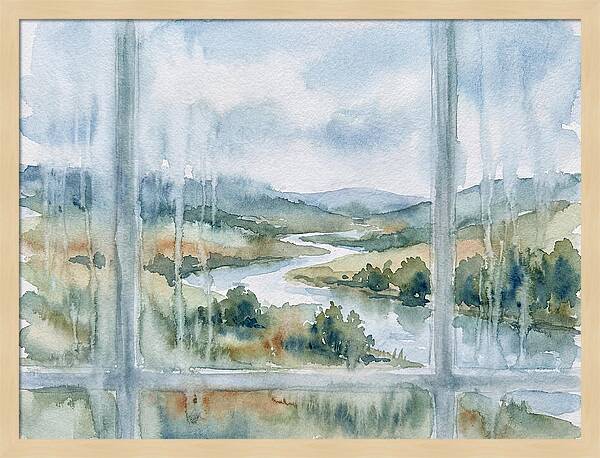 Serene View Beyond The Glass