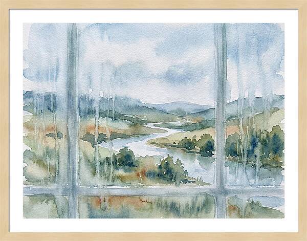 Serene View Beyond The Glass