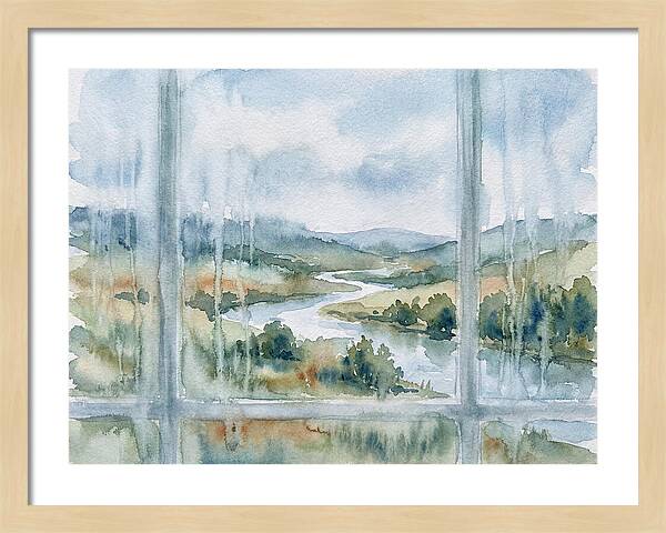 Serene View Beyond The Glass