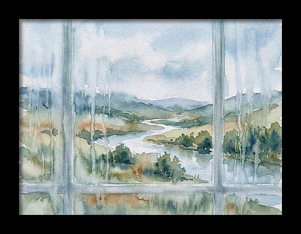 Serene View Beyond The Glass