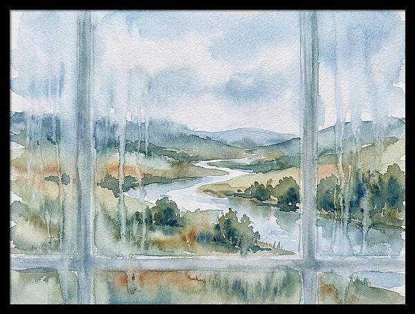 Serene View Beyond The Glass