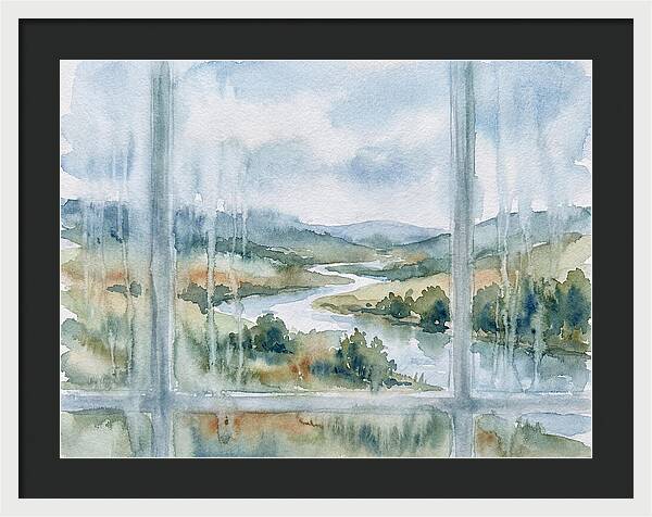 Serene View Beyond The Glass