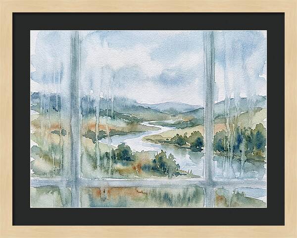Serene View Beyond The Glass