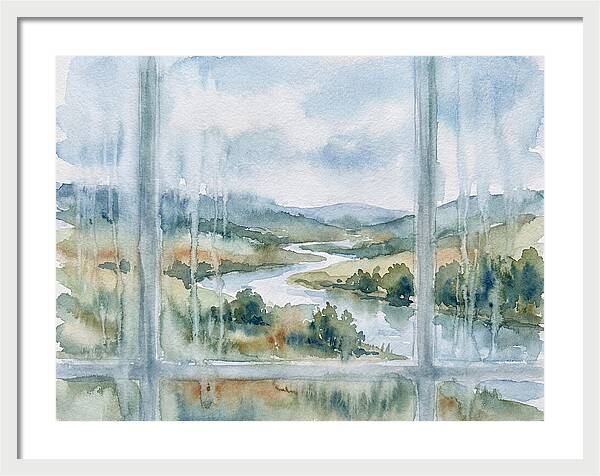 Serene View Beyond The Glass