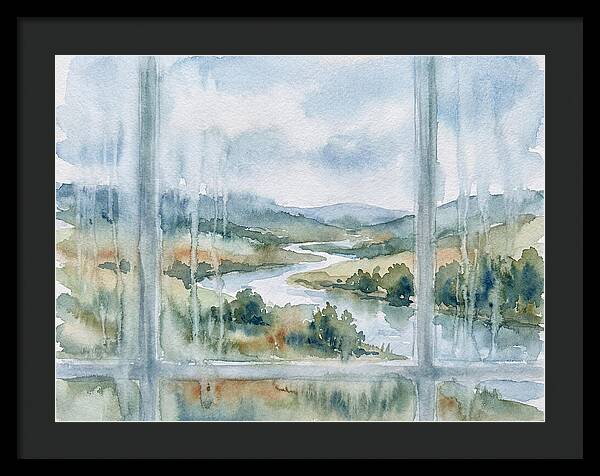 Serene View Beyond The Glass