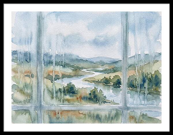 Serene View Beyond The Glass