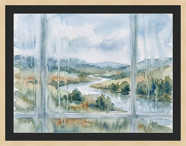 Serene View Beyond The Glass