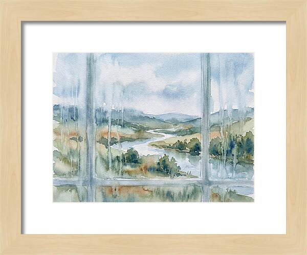 Serene View Beyond The Glass