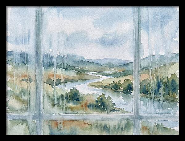 Serene View Beyond The Glass