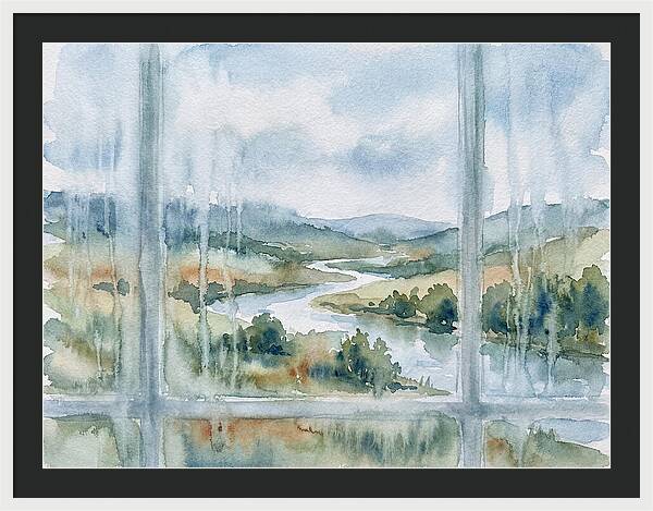 Serene View Beyond The Glass