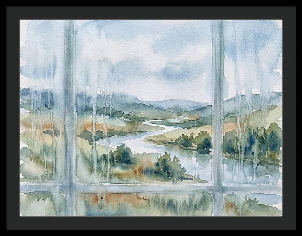 Serene View Beyond The Glass