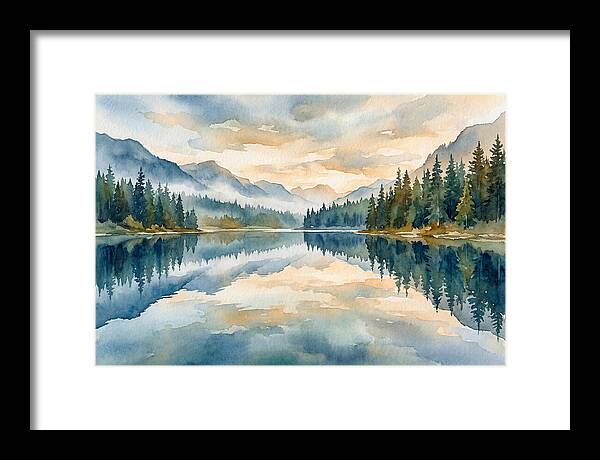 Serene Views Of Mirror Lake
