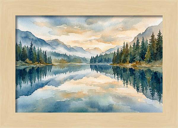 Serene Views Of Mirror Lake