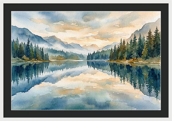 Serene Views Of Mirror Lake