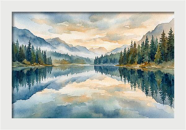 Serene Views Of Mirror Lake